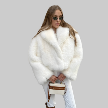 Fox Fur Jacket Women Short Autumn Winter Faux Fur Coat Young All Match Plush Women Clothing - Modestly Vogue